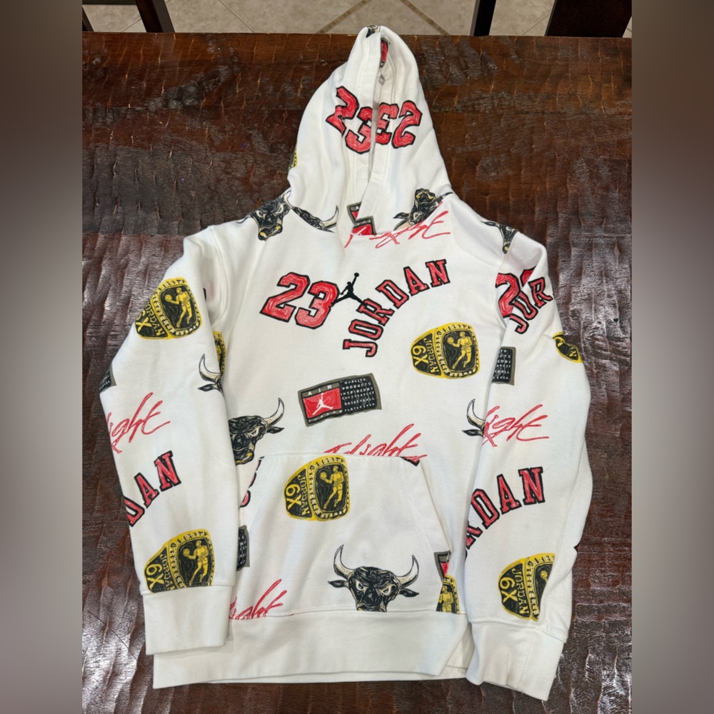 Jordan White and Red Graphic Boxers